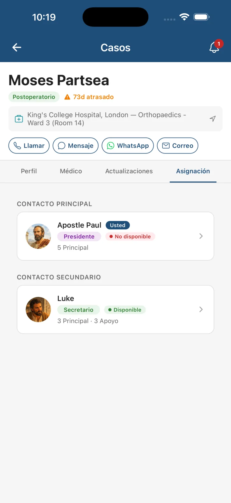 Dirige todo el comité desde una sola pantalla.