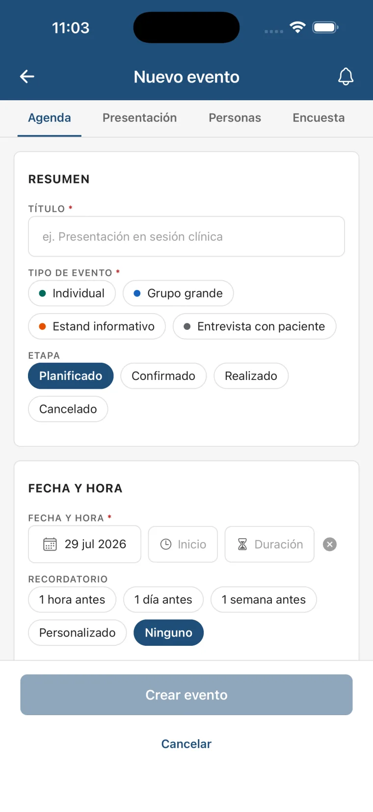 Cara a cara, Grupo grande, Expositor temporal.